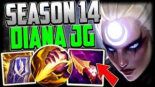 The Secret to Diana... How to Play Diana Jungle & CARRY Season 14 - League of Legends