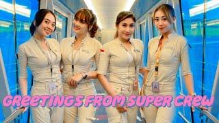 Greetings From Super Crew  Pramugari Viral #superairjet