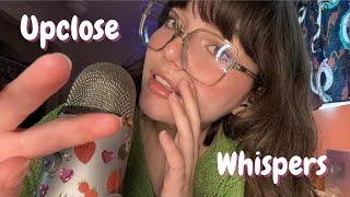 ASMR  Talking You To Sleep Breathy & Clicky Whispers Fast Mouth Sounds Hand Sounds 40 MINUTES