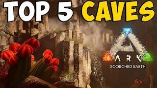 TOP 5 CAVES On ASA Scorched Earth PVP EXPLAINED - Ark Survival Ascended