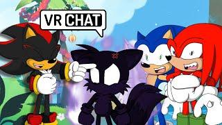 SONIC WATCHES SHADOW MAKE TAILS GO DARK FORM IN VR CHAT FEAT KNUCKLES