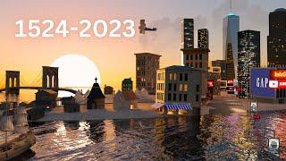 EVOLUTION of New York City 1524 - 2023  3D Animation