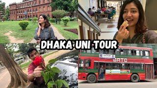 My second class  Dhaka University Tour and Abba’s Department ️