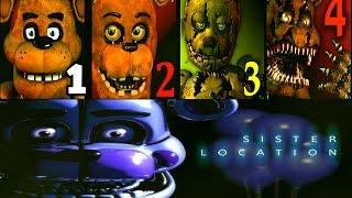 Five Nights at Freddys Sister Location FNAF 1 2 3 4 Jumpscares Simulator