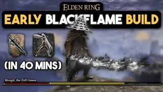 The BEST Early Game OP FAITH Build Blackflame Samurai Beginner Guide Elden Ring