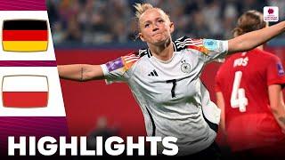 Germany vs Poland  What a Game  Highlights  Womens Euro Qualifiers 31-05-2024