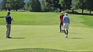 Scott Rolen Alan trammell Paul Molitor putt 8th green Leatherstocking Golf Course 71924