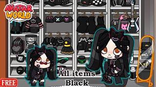 Barbies All Black Home Decor in Avatar World  Avatar World  Pazu  Toca boca