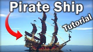 ‍️ Minecraft Tutorial How to Make an EPIC Pirate Ship Queen Annes Revenge