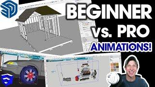 Beginner to ADVANCED - 6 Kinds of Animations in SketchUp