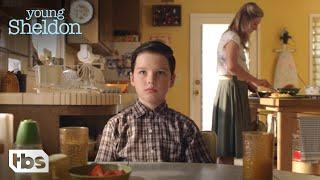 Young Sheldon Sheldon Keeps George’s Secret From Mary Season 2 Episode 4 Clip  TBS