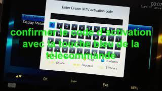 Activation Chaines Dream iptv Echosonic esr 800plus gold