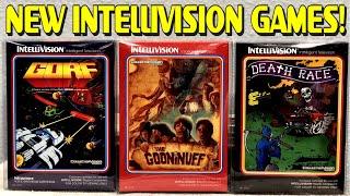 New Intellivision Games   Goonies Gorf and Death Race