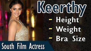 Keerthy Suresh Height and Weight  Measurements  Gyan Junction