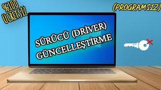 BİLGİSAYAR DRİVER GÜNCELLEME  BİLGİSAYAR SÜRÜCÜLERİ NASIL GÜNCELLENİR PROGRAMSIZ + ÜCRETSİZ