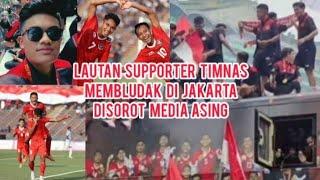 Lautan Supporter Timnas Seagames 2023 Membludak Disorot Media Asing #lambenggamblehjogja #seagames