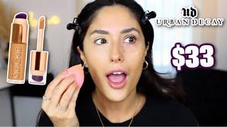 NEW URBAN DECAY NAKED QUICKIE 24HR CONCEALER  review and test wear  OMG....