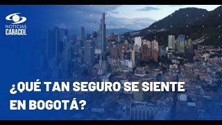 Disminuye la percepción de inseguridad en Bogotá ¿a qué se debe?