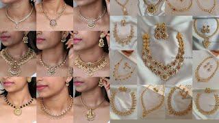 50% discount on gj polish necklace sets with earrings  Bangles collection micro gold chains