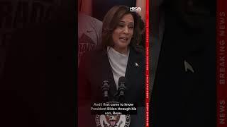 Harris praises Bidens unmatched legacy looks to lock up the Democratic nomination