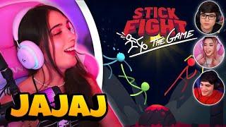 NEZUMI juega STICK FIGHT    con ALDOGEO FILIS Y CRYSTAL MOLLY ft. Cuadre Kumite