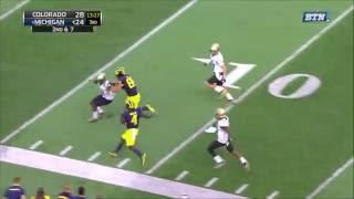 DeVeon Smith 42-yard touchdown run - Colorado vs Michigan