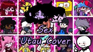 Sex but Every Turn a Different Character Sing it FNF Sex but Everyone Sings It - UTAU Cover