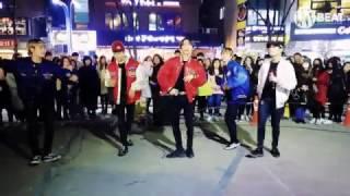 블랙핑크BLACKPINK - 불장난PLAYING WITH FIRE Song cover Busking in Hongdae