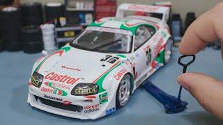 Castrol TOMs Toyota Supra GT Model Car Full Build Step By Step