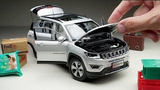 Unboxing of Miniature Jeep Compass 118 Scale Diecast Model Car