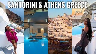 SANTORINI & ATHENS  GREECE TRAVEL VLOG