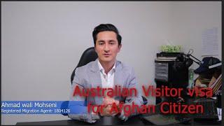 Australian Visitor Visa for Afghan Citizen- Kabul  -Surprising my Client  -VLAWG 1