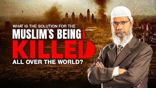 What is the Solution for the Muslims being Killed all over the World? - Dr Zakir Naik