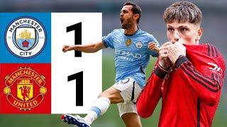 Manchester City vs Manchester United  FA Community Shield 2024  Highlights & Goals