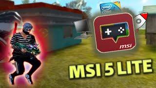 اقوي نسخه MSI 5 LITE سريعه + 240FPS مع فري فاير امازون للاجهزه الضعيفه BEST MSI V5 LITE FF