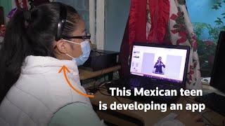 Mexican teen develops app to help deaf sister