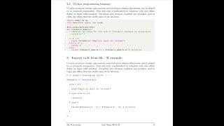 LaTeX include programming language code in LaTeX document