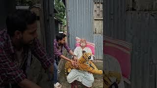 Oh My God Viral Best Scary Fake Tiger Prank For Laughing  Sagor Bhuyan