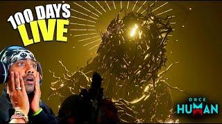 100 days Live Once Human Gameplay  Once Human - Final Boss Fight Forsaken Giant #oncehuman