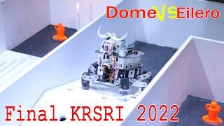 GG Final Kontes Robot Indonesia KRI 2022 Tingkat Nasional Divisi KRSRI Dome Vs Eilero