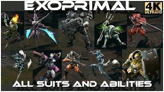 ExoPrimal   All ExoSuits Abilities and Rigs Explained Open Beta ConsolePC