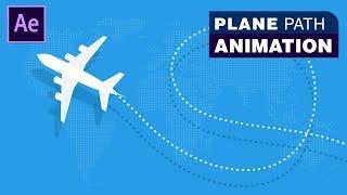 Plane Path Animation - Adobe After Effects Tutorial  Download Source File