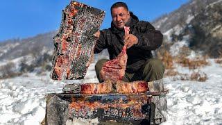 Tender And Very Juicy Steaks Cooked Between Two Hot Logs Mountain Life