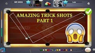 8 ball pool  Amazing trick shots part 1  Mr Miss  impossible shots  Full HD  NO HACKSCHEATS 