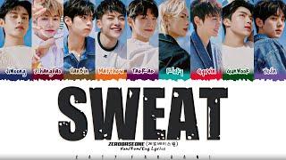 ZEROBASEONE 제로베이스원 - SWEAT Lyrics Color Coded_Han_Rom_Eng