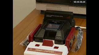 Nintendo Manufacturing Plant & Famicom Online -B-Roll - 1990