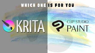 Krita vs Clip Studio Paint - Which One is for You?