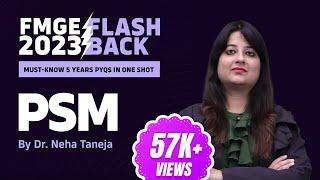 PSM Made Easy  FMGE IMP PYQs for the Last 5 Years with Dr. Neha Taneja