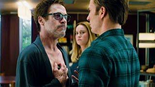 Tony Stark And Steve Rogers Argument Scene In Hindi - Avengers Endgame Movie CLIP HD