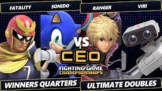 CEO 2024 - Fatality & Sonido  Vs. Ranger & Viri - Smash Ultimate - SSBU